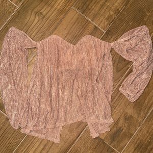 Shimmer Off Shoulder Top